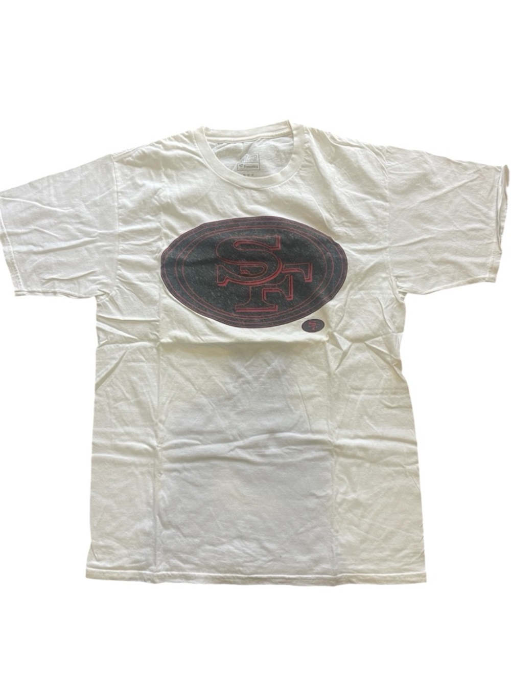 San Francisco 49ERS White  Logo Tee Fanatics Brand Adult M Tee's 3/$15 or 5/$20